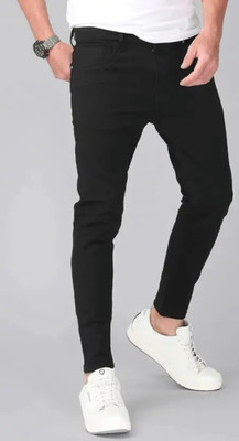 EVAARA Straight Fit Men Black Jeans