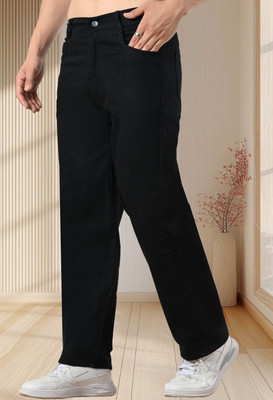 Fader Relaxed Fit Men Black Jeans