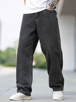 Denim Asia Loose Fit Men Grey Jeans