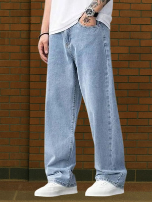 DAIME Boot-Leg Men Light Blue Jeans