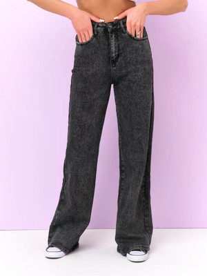dolsia Flared Women Black Jeans