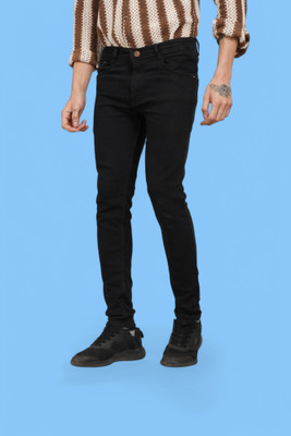 Lzard Slim Men Black Jeans