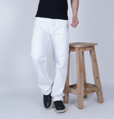 Moda Rapido Regular Men White Jeans
