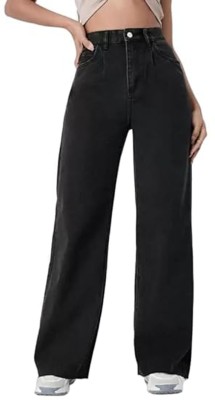 Suhail Collections Flared Women Black Jeans