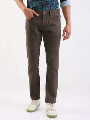 Spykar Regular Men Brown Jeans