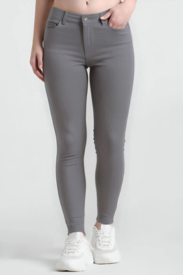 GOLD-D.A FASHION Skinny Women Grey Jeans