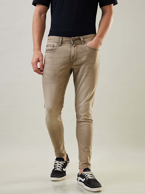 Tim Paris Skinny Men Brown Jeans