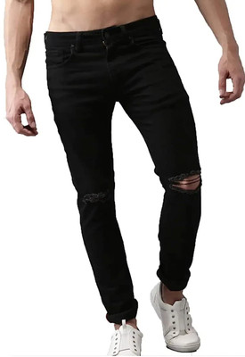 Star4well Slim Men Black Jeans