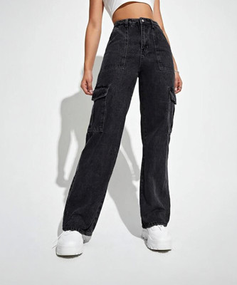 KOTTY Regular Women Black Jeans