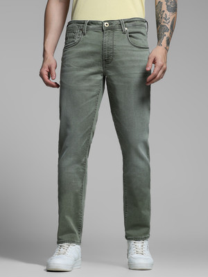 JACK & JONES Slim Men Green Jeans