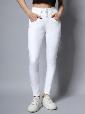 High Star Slim Women White Jeans