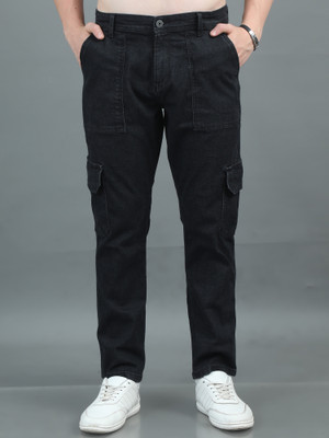 Paul Street Relaxed Fit Men Dark Grey Jeans