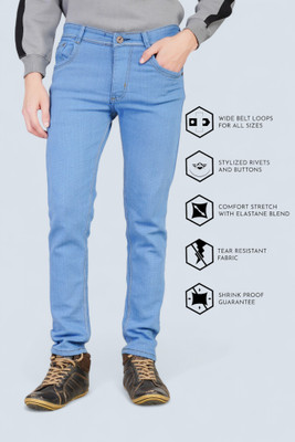 Lzard Regular Men Light Blue Jeans