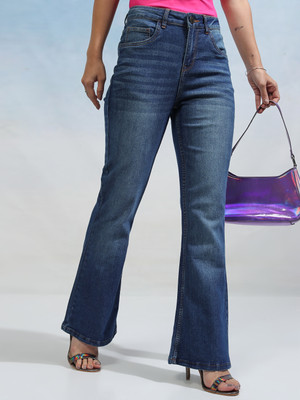 Tokyo Talkies Boot-Leg Women Blue Jeans