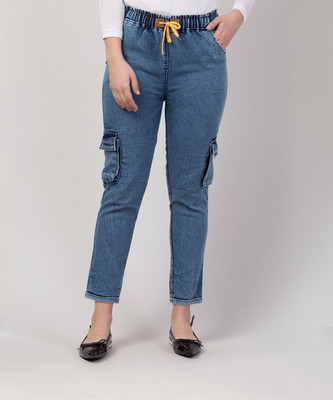 Ira Collections Jogger Fit Women Blue Jeans