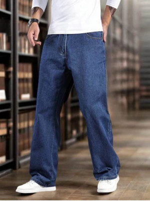 DENIM FIT Loose Fit Men Blue Jeans