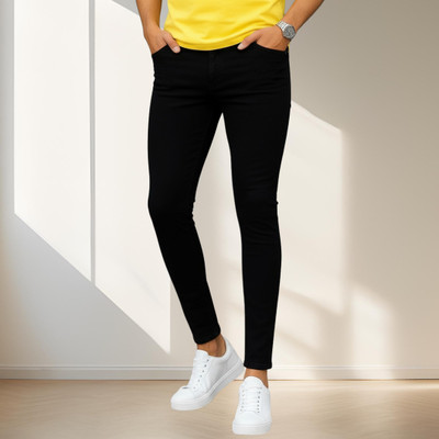 Koetler Skinny Men Black Jeans