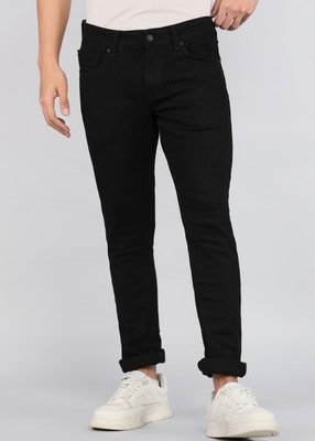 Spykar Skinny Men Black Jeans