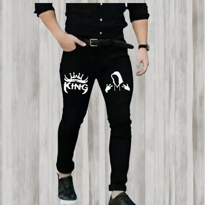 Koetler Skinny Men Black Jeans