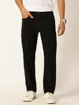 Thomas Scott Relaxed Fit Men Black Jeans