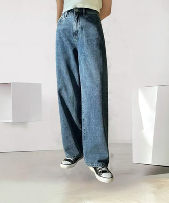 Glossia Boyfriend Women Blue Jeans