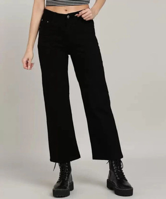 Drewin Boyfriend Women Black Jeans