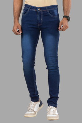 Lzard Slim Men Blue Jeans