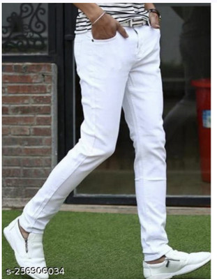 Gammer Slim Men White Jeans