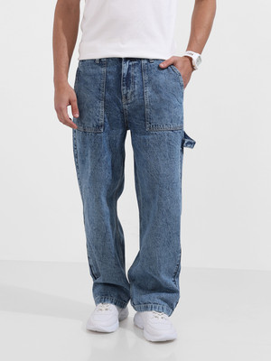The Indian Garage Co. Relaxed Fit Men Blue Jeans