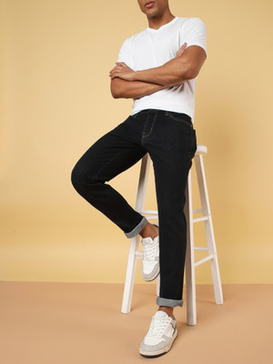 Wrangler Slim Men Black Jeans
