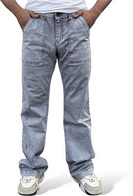 Fandom Collection Regular Men Grey Jeans