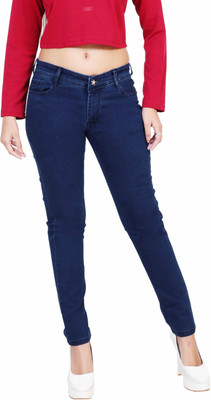 JOYGURU CREATION Slim Women Dark Blue Jeans