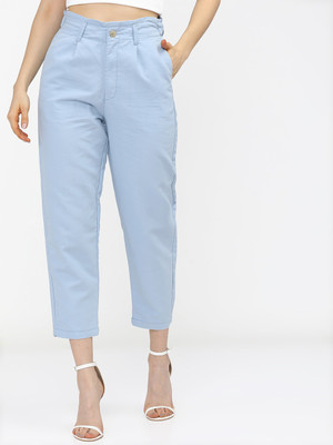 Tokyo Talkies Boyfriend Women Light Blue Jeans