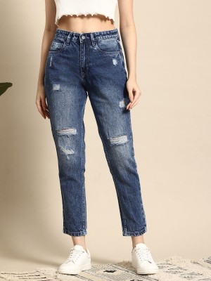 Mast & Harbour Loose Fit Women Blue Jeans