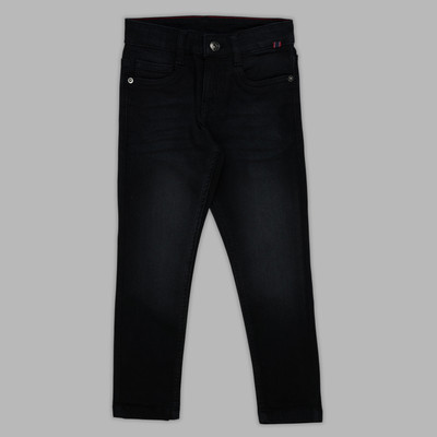 Pantaloons Junior Slim Boys Black Jeans