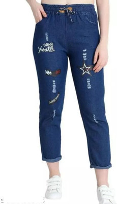 Jg Enterprise Jogger Fit Women Dark Blue Jeans