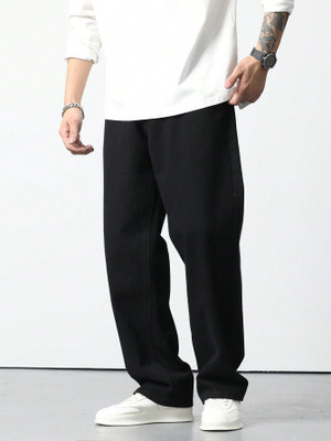 Mocktail Kocktail Loose Fit Men Black Jeans