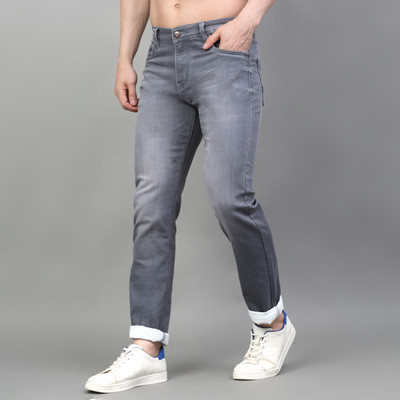 LOUIS STITCH Slim Men Grey Jeans
