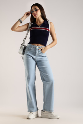 zayla Flared Women Light Blue Jeans