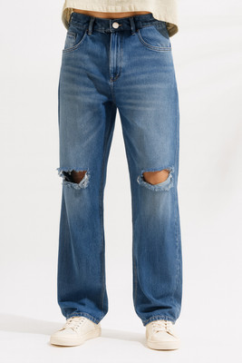 Rockwell Boot-Leg Men Dark Blue Jeans