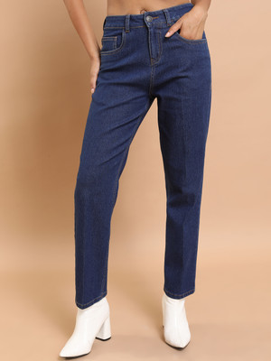 Tokyo Talkies Boyfriend Women Dark Blue Jeans