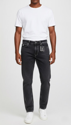 SH CLOTHES Tapered Fit Men Grey Jeans