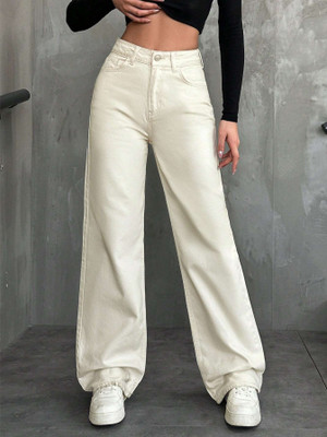 PINKLIT Regular Women Beige Jeans
