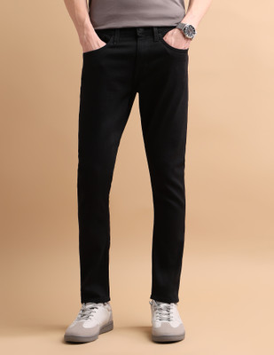 U.S. POLO ASSN. Tapered Fit Men Black Jeans