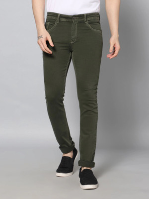 RJ Jeans Slim Men Green Jeans