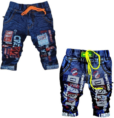 EASTWARDS Relaxed Fit Baby Boys & Baby Girls Blue Jeans(Pack of 2)