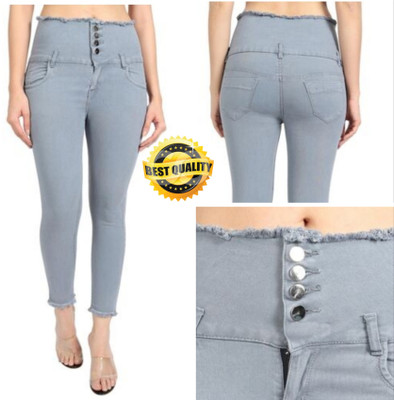 Aj collection Slim Women Grey Jeans