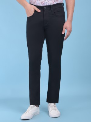 CRIMSOUNE CLUB Slim Men Black Jeans