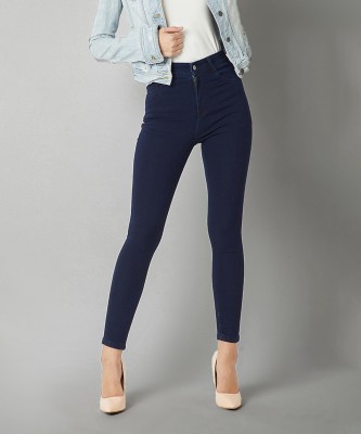 Miss Chase Skinny Women Dark Blue Jeans