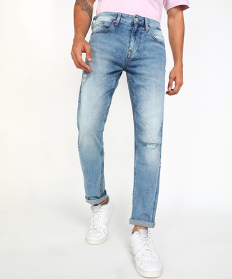 FLYING MACHINE Regular Men Blue Jeans